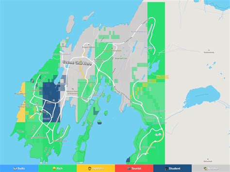 Nuuk Neighborhood Map