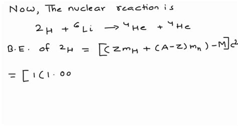 ⏩SOLVED:a. Compute the binding energy of the reactants and of the… | Numerade