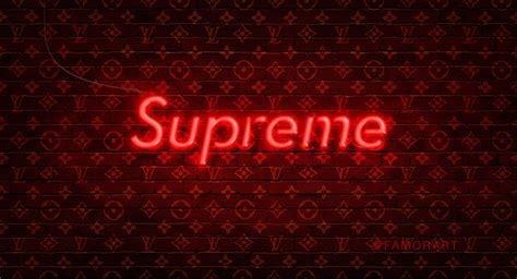 Red Supreme And Louis Vuitton Wallpaper | Paul Smith