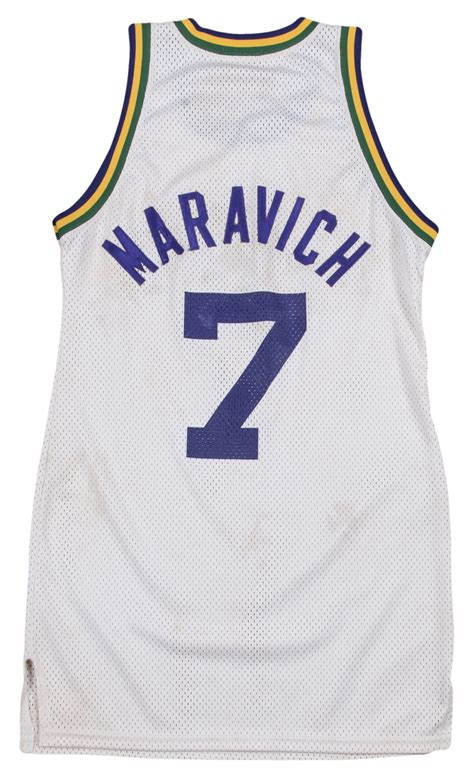 Lot Detail - 1978-79 Pete Maravich Game Used New Orleans Jazz Home ...