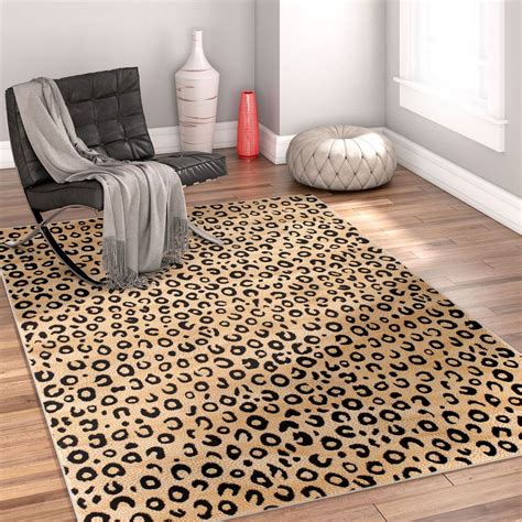 Large View in 2020 | Rugs, Leopard print rug, Well woven