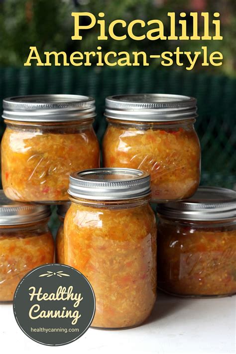 American-style piccalilli - Healthy Canning