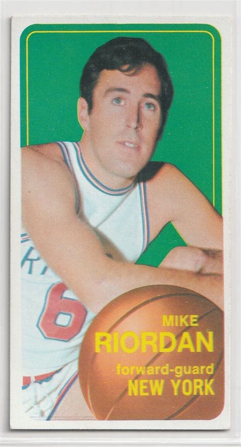 1970-71 Topps NBA Basketball #26 Mike Riordan New York Knicks | eBay