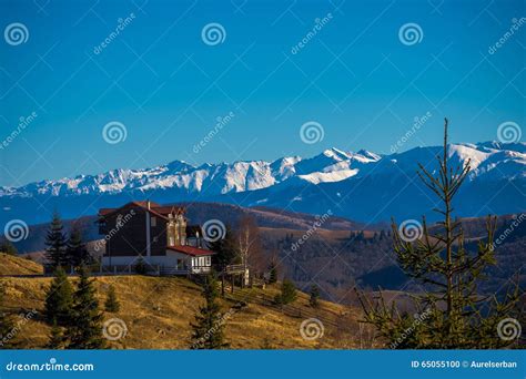 Mountains from Paltinis View Editorial Image - Image of view, shadows ...