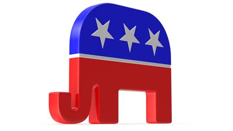 3D Logo Republican Party Model - TurboSquid 1466017