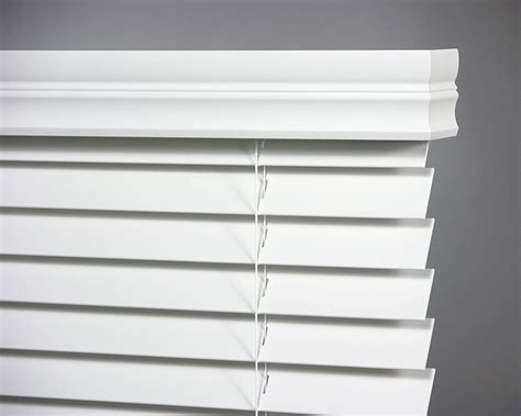 Graber Cordless White Horizontal Blinds 2" Faux Wood : Amazon.ca: Home