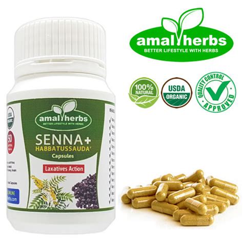 Senna Extract 50 Capsules Sanna Detox Slimming