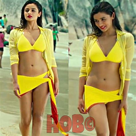 AliA in yellow bikini | Alia bhatt bikini, Bollywood girls, Yellow bikini