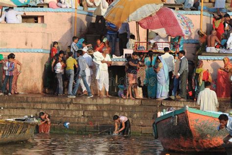 The Holy Bath in Varanasi editorial photography. Image of nirvana - 41184722