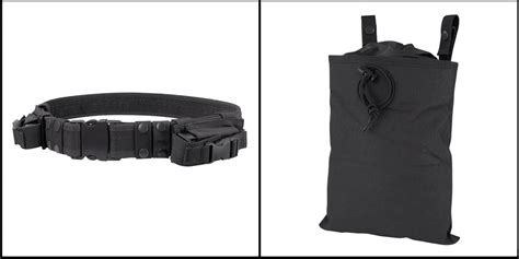 Delta Deals: Condor Tactical Belt - Black + Condor 3 Fold Mag Recovery Pouch - Black