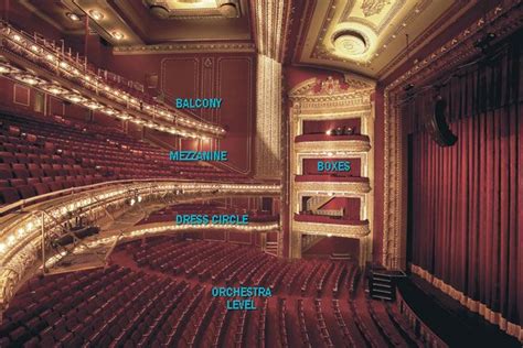 Types of Seating | Majestic theatre, Seating charts, Chicago landmarks