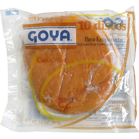 Goya Empanada Dough/Shells with Color | Hispanic | Foodtown