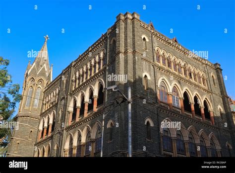 A partial rear view of Bombay Hight Court, Mumbai, India Stock Photo ...