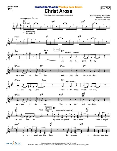 Christ Arose | Sheet Music Direct