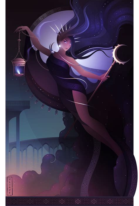 Nyx ~ Greek Mythology by Yliade on DeviantArt in 2020 | Greek goddess ...