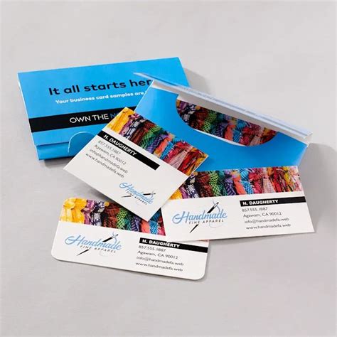 Free Business Cards Sample Kit | Vistaprint | Free business cards ...