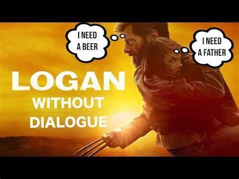 I took the dialogue out from some scenes in Logan. Wanted to ...