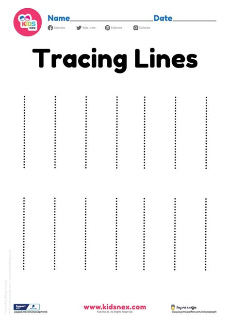 Tracing Lines, Line Tracing Worksheets, Letter Worksheets For Preschool ...