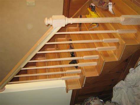oak stair railing | Flickr - Photo Sharing!