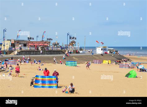 Mablethorpe beach in summer Stock Photo - Alamy