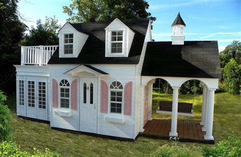 Childrens Custom Playhouses| DIY Playhouse Plans | Lilliput #diyplayhouse | Playhouse outdoor ...