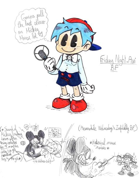 FNF Mouse.AVI fanart | Mickey mouse, Fan art, Mickey