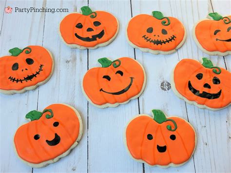 Halloween sugar cookies decorated ghost banner cookies, cute candy corn