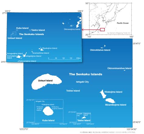 The Senkaku Islands: Location, Area, and Other Geographical Data ...