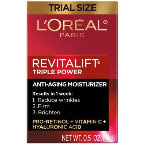 L'Oreal Paris Revitalift Triple Power Anti-Aging Moisturizer, 0.5 oz - City Market