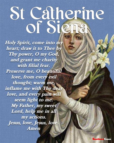 St Catherine of Siena Prayer - The Southern Cross