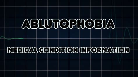 Ablutophobia (Medical Condition) - YouTube