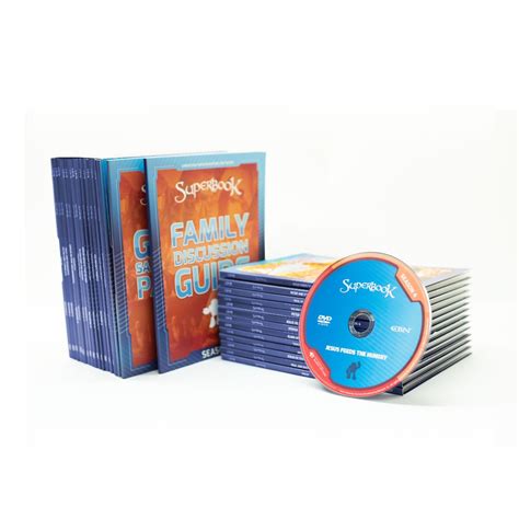 Superbook DVD set Season 4 with FREE Family Discussion Guide in English ...