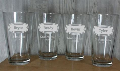 Pint Glasses - Personalized 16 Oz Pint Glasses - Perfect For Him ...