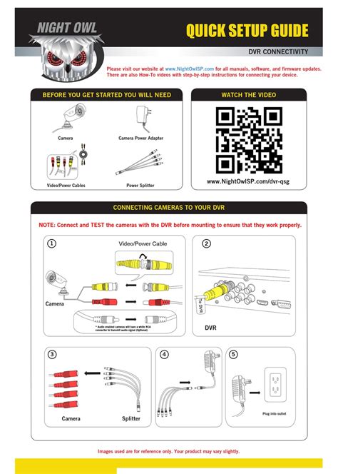 NIGHT OWL F6-DVR8-1TB QUICK SETUP MANUAL Pdf Download | ManualsLib