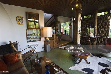 Interior Of La Chascona Pablo Nerudas Home In Barrio Bellavista High-Res Stock Photo - Getty Images