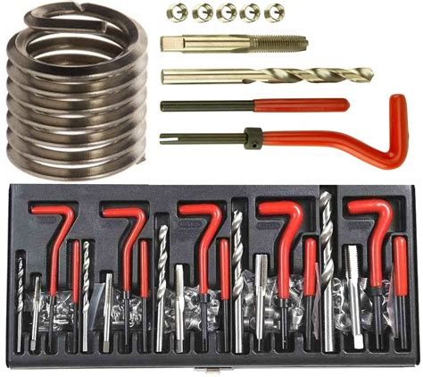 131PC HELICOIL THREAD/RETHREAD REPAIR KIT/SET M5 M6 M8 M10 M12 METRIC | eBay