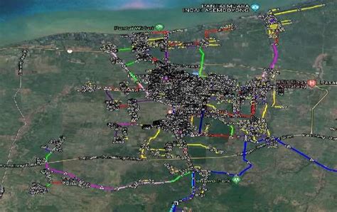 Map of Pemalang city area pipeline. | Download Scientific Diagram