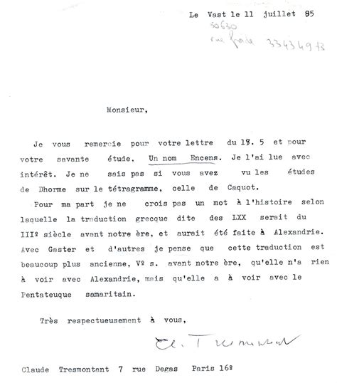 Exemple D'une Lettre D'inscription Ã L'universitã© - Financial Report