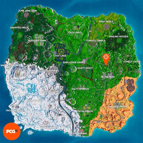 Fortnite Retail Row Shooting Gallery location: where to get a score of 5 or more at the Shooting ...