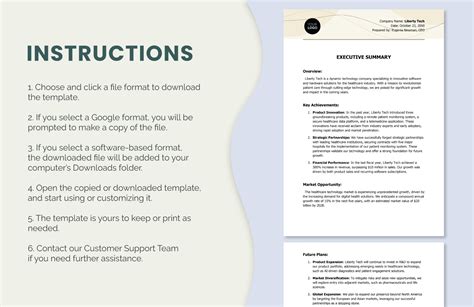 Executive Summary Template in Word, PDF, Google Docs - Download | Template.net