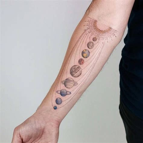 Share more than 79 solar system tattoo super hot - esthdonghoadian