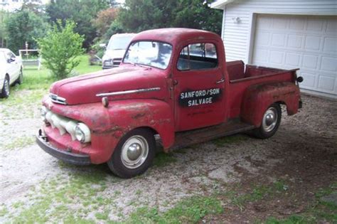 Purchase used 1951 Ford F-1 Barn Find Sanford and Son Pickup Truck in Massillon, Ohio, United States