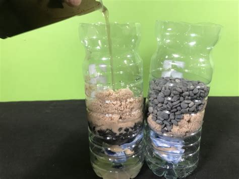 Create a water filter science experiment | Fizzics Education