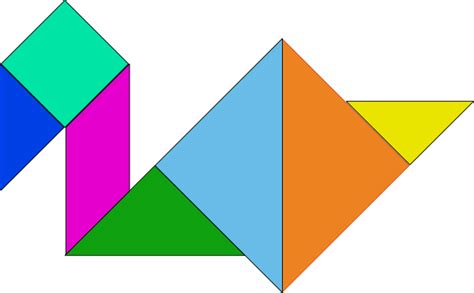 Tangram clip art Free Vector / 4Vector