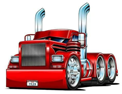 Semi Trucks Drawing at GetDrawings | Free download