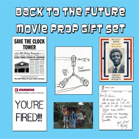 Back to the Future Ultimate Fan Gift Art Prints Props Marty | Etsy