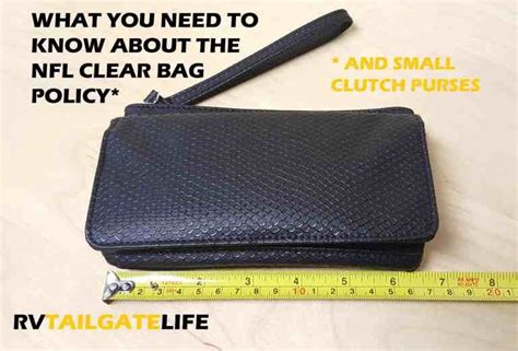 What You Need to Know: NFL Clear Bag Policy - RV Tailgate Life | Nfl clear bag, Clear bags, Bags