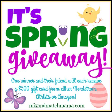 It's Spring Giveaway! - Mix & Match Mama