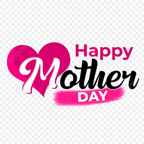 Happy Mother′s Day PNG Transparent, Happy Mother S Day Modern Design ...