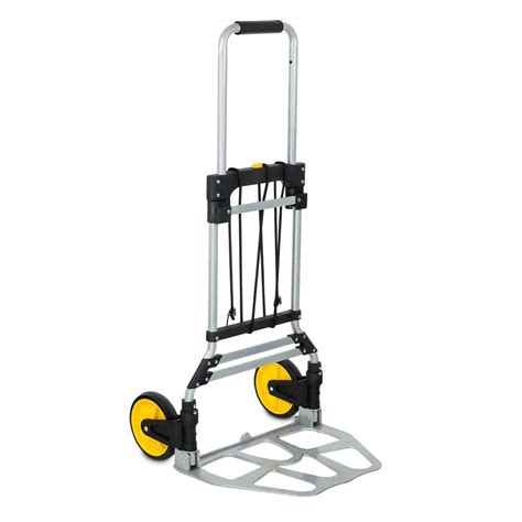 MOUNT-IT! Steel Folding Hand Truck/Luggage Cart MI-902 - The Home Depot